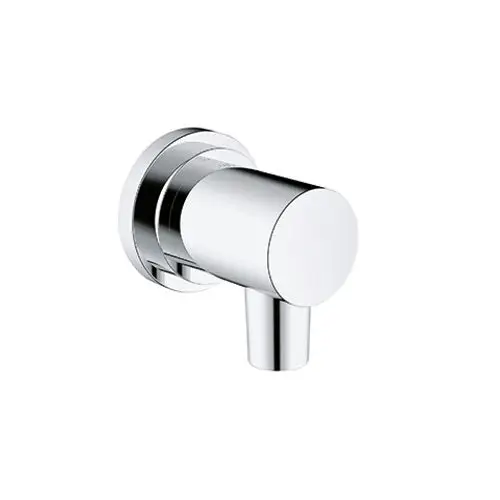 Kludi Schlauchanschlussbogen in chrom, mit runder und glatter Oberfläche, zur Wandmontage geeignet. Ideal für die Verbindung von Wasserleitungen.